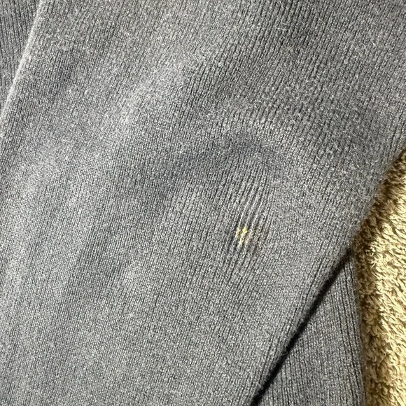 Armani Exchange Men's Dark and Light Blue Cotton Cashmere Blend Crewneck Sweater - Picture 2 of 7